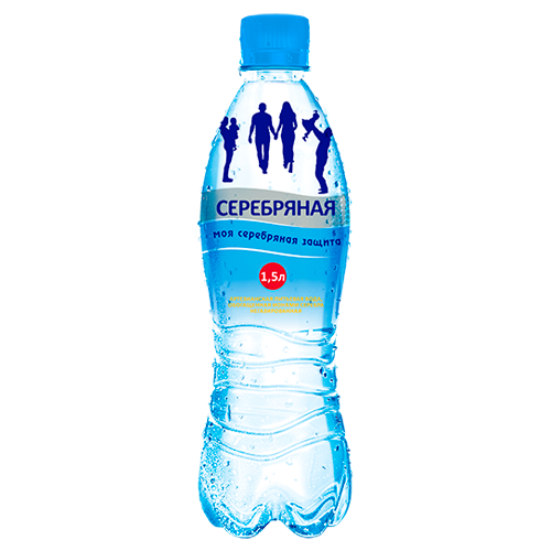 Вода Серебряная 1.5 л. негазированная